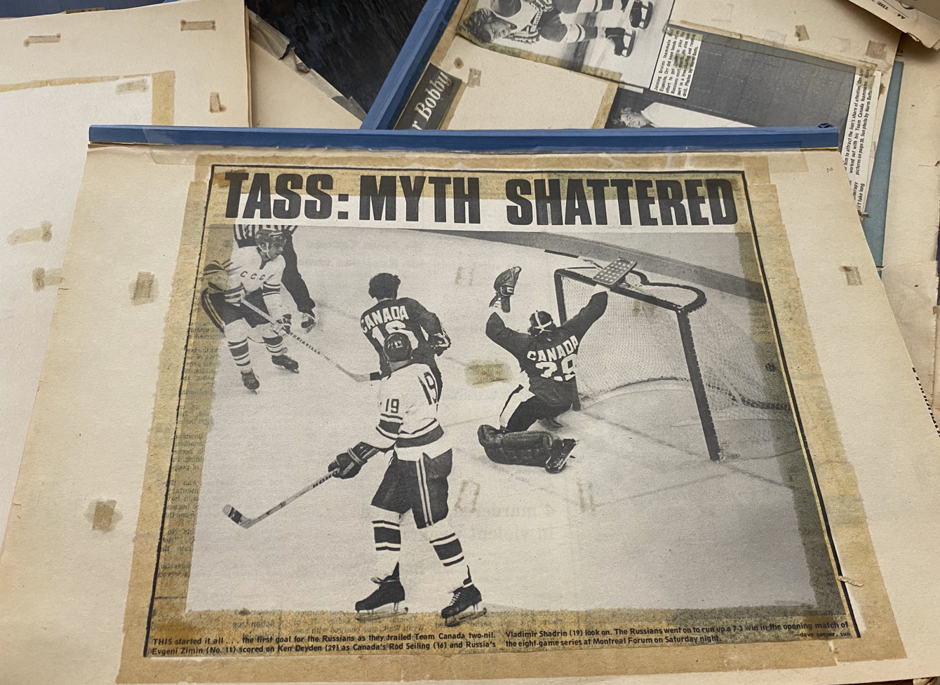 Tass: Myth Shattered - newspaper clipping